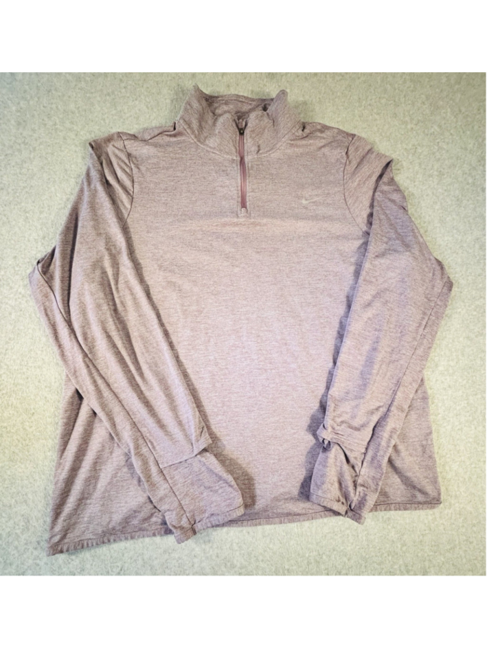 Nike Swift Element Women’s XL Violet Dri-FIT UV 1/4 Zip Top FB4316-536